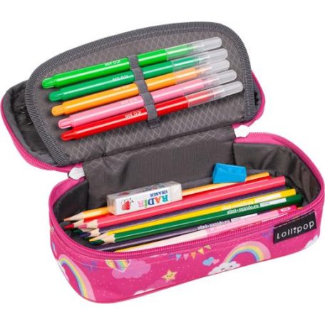 LIZZYSULI Tolltartó, cipzáras, LIZZYSULI, "Komfort", "Lollipop Rainbow"