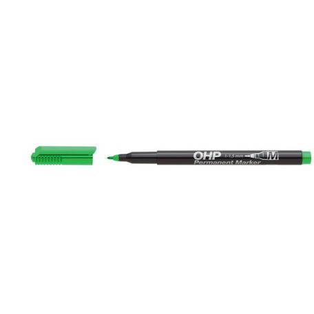 ICO Alkoholos marker, OHP, 1-1,5 mm, M, ICO, zöld
