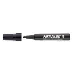   ICO Alkoholos marker, 1-3 mm, kúpos, ICO "Permanent 11", fekete