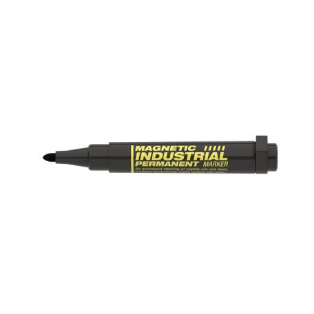 ICO Alkoholos marker, ipari, 1-3 mm, kúpos, mágnessel, ICO "Magnetic industrial permanent 11 XXL", fekete