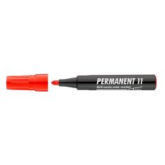   ICO Alkoholos marker, 1-3 mm, kúpos, ICO "Permanent 11", piros