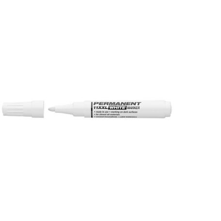 ICO Alkoholos marker, 1-3 mm, kúpos, ICO "Permanent 11 XXL", fehér