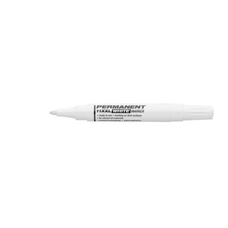 ICO Alkoholos marker, 1-3 mm, kúpos, ICO "Permanent 11 XXL", fehér