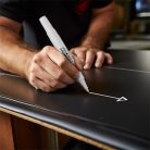 ICO Alkoholos marker, 1-3 mm, kúpos, ICO "Permanent 11 XXL", fehér