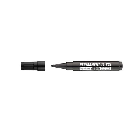 ICO Alkoholos marker, 1-3 mm, kúpos, ICO "Permanent 11 XXL", fekete