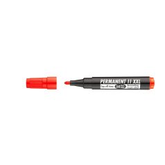   ICO Alkoholos marker, 1-3 mm, kúpos, ICO "Permanent 11 XXL", piros