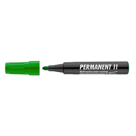 ICO Alkoholos marker, 1-3 mm, kúpos, ICO "Permanent 11", zöld