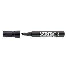   ICO Alkoholos marker, 1-4 mm, vágott, ICO "Permanent 12", fekete