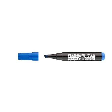 ICO Alkoholos marker, 1-4 mm, vágott, ICO "Permanent 12 XXL", kék