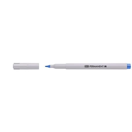 ICO Alkoholos marker, 1-1,5 mm, ICO "Permanent  M", kék