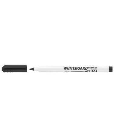 ICO Tábla- és flipchart marker, 1-1,5 mm, kúpos, ICO "Slim M", fekete