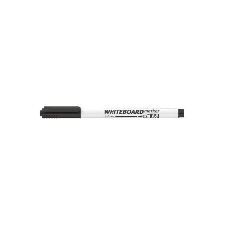ICO Tábla- és flipchart marker, 1-1,5 mm, kúpos, ICO "Slim M", fekete