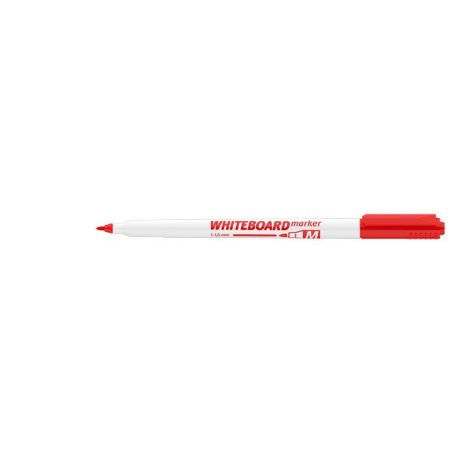 ICO Tábla- és flipchart marker, 1-1,5 mm, kúpos, ICO "Slim M", piros