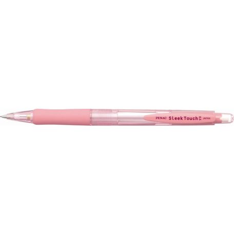 PENAC Nyomósirón, 0,5 mm, rózsaszín tolltest, PENAC "SleekTouch"