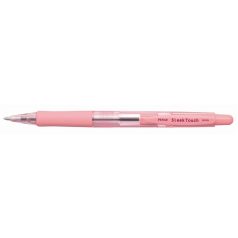   PENAC Golyóstoll, 0,7 mm, nyomógombos, rózsaszín tolltest, PENAC "SleekTouch", kék