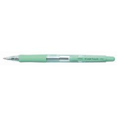   PENAC Golyóstoll, 0,7 mm, nyomógombos, zöld tolltest, PENAC "SleekTouch", kék