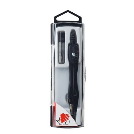 ICO Körző készlet, fém, ICO "Süni", vegyes színek