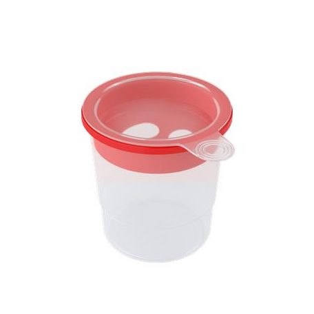 ICO Ecsettál, műanyag, fedéllel, ICO "Süni", vegyes színek