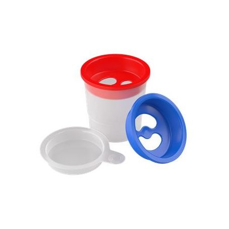 ICO Ecsettál, műanyag, fedéllel, ICO "Süni", vegyes színek