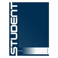   ICO Füzet, tűzött, A4, kockás, 32 lap, ICO "Student", "87-32"