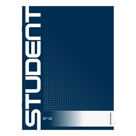 ICO Füzet, tűzött, A4, kockás, 32 lap, ICO "Student", "87-32"