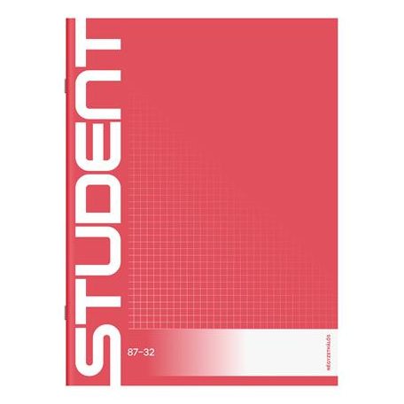 ICO Füzet, tűzött, A4, kockás, 32 lap, ICO "Student", "87-32"