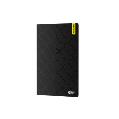 ICO Füzet, tűzött, A4, négyzethálós, 40 lap, ICO "Student Premium", vegyes színek