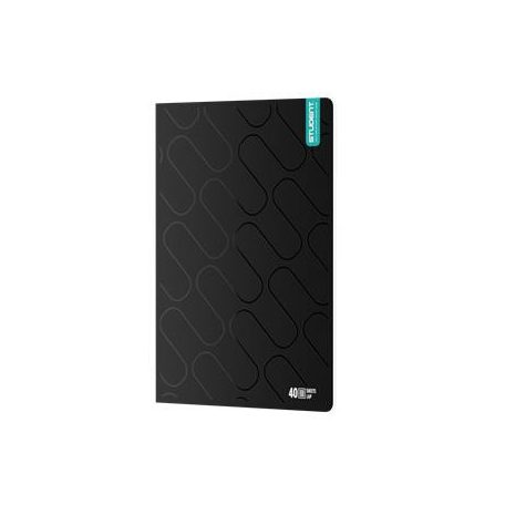 ICO Füzet, tűzött, A4, négyzethálós, 40 lap, ICO "Student Premium", vegyes színek