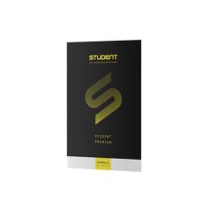   ICO Füzet, tűzött, A4, kockás, 32 lap, ICO "Student Premium", "87-32", fekete
