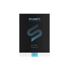   ICO Füzet, tűzött, A4, sima, 32 lap, ICO "Student Premium", "80-32", fekete