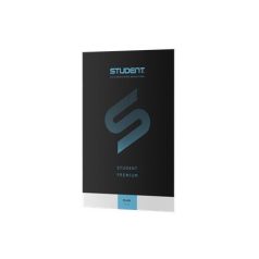   ICO Füzet, tűzött, A4, sima, 32 lap, ICO "Student Premium", "80-32", fekete