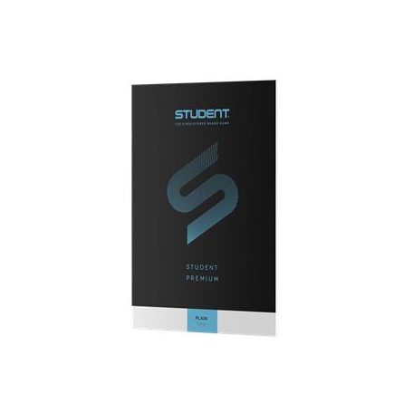 ICO Füzet, tűzött, A4, sima, 32 lap, ICO "Student Premium", "80-32", fekete