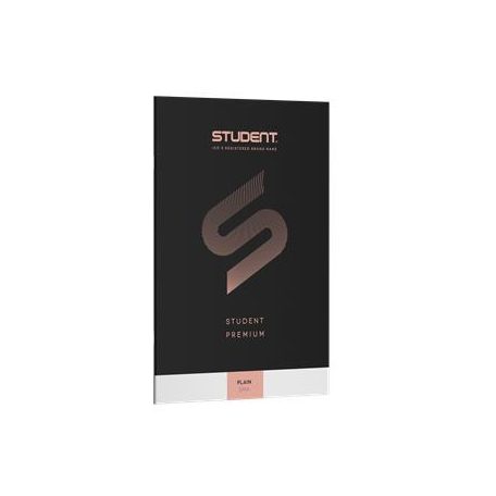 ICO Füzet, tűzött, A4, sima, 32 lap, ICO "Student Premium", "80-32", fekete