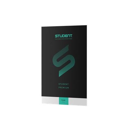 ICO Füzet, tűzött, A4, sima, 32 lap, ICO "Student Premium", "80-32", fekete