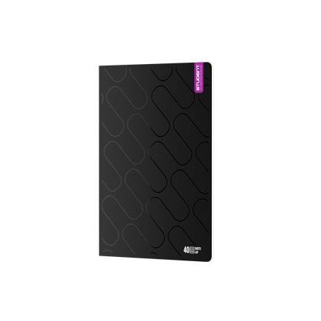 ICO Füzet, tűzött, A4, vonalas, 40 lap, ICO "Student Premium", vegyes színek