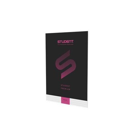 ICO Füzet, tűzött, A4, vonalas, 32 lap, ICO "Student Premium", "81-32", fekete