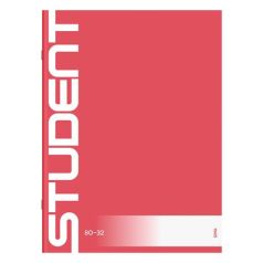   ICO Füzet, tűzött, A4, sima, 32 lap, ICO "Student", "80-32"