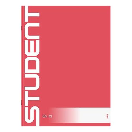 ICO Füzet, tűzött, A4, sima, 32 lap, ICO "Student", "80-32"