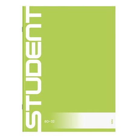 ICO Füzet, tűzött, A4, sima, 32 lap, ICO "Student", "80-32"