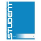 ICO Füzet, tűzött, A4, sima, 32 lap, ICO "Student", "80-32"