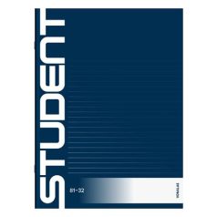   ICO Füzet, tűzött, A4, vonalas, 32 lap, ICO "Student", "81-32"