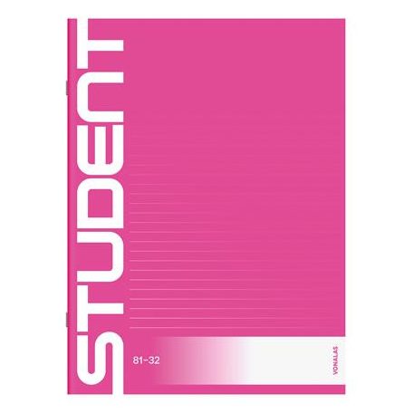 ICO Füzet, tűzött, A4, vonalas, 32 lap, ICO "Student", "81-32"