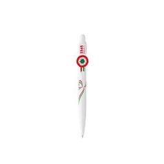 ICO Golyóstoll, 0,8 mm, nyomógombos, ICO, kokárdás