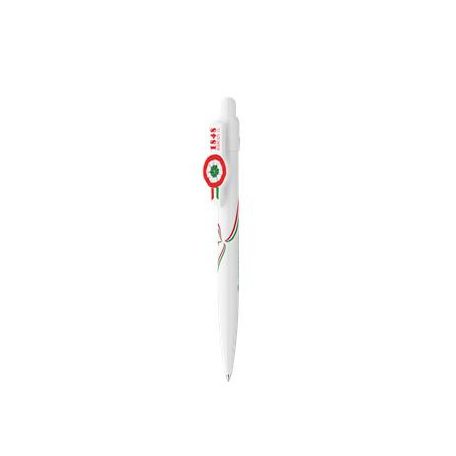 ICO Golyóstoll, 0,8 mm, nyomógombos, ICO, kokárdás