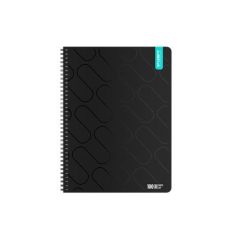   ICO Spirálfüzet, A4, négyzethálós, 100 lap, ICO "Student Premium", vegyes színek