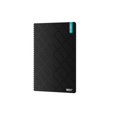 ICO Spirálfüzet, A4, négyzethálós, 100 lap, ICO "Student Premium", vegyes színek