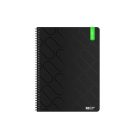 ICO Spirálfüzet, A4, vonalas, 100 lap, ICO "Student Premium", vegyes színek