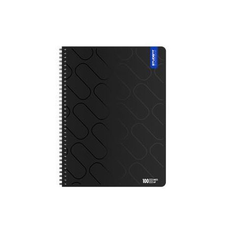 ICO Spirálfüzet, A4, vonalas, 100 lap, ICO "Student Premium", vegyes színek