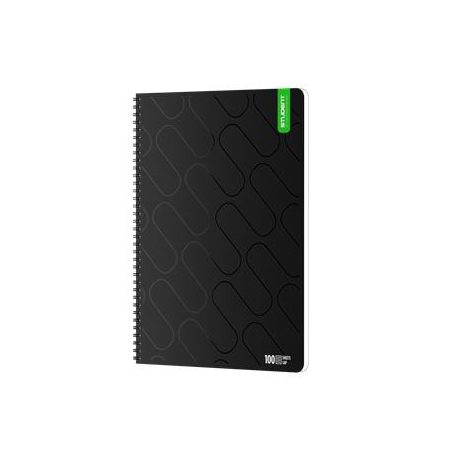 ICO Spirálfüzet, A4, vonalas, 100 lap, ICO "Student Premium", vegyes színek