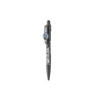ICO Golyóstoll display, 0,8 mm, nyomógombos, kutyás tolltest, ICO "Dog", kék